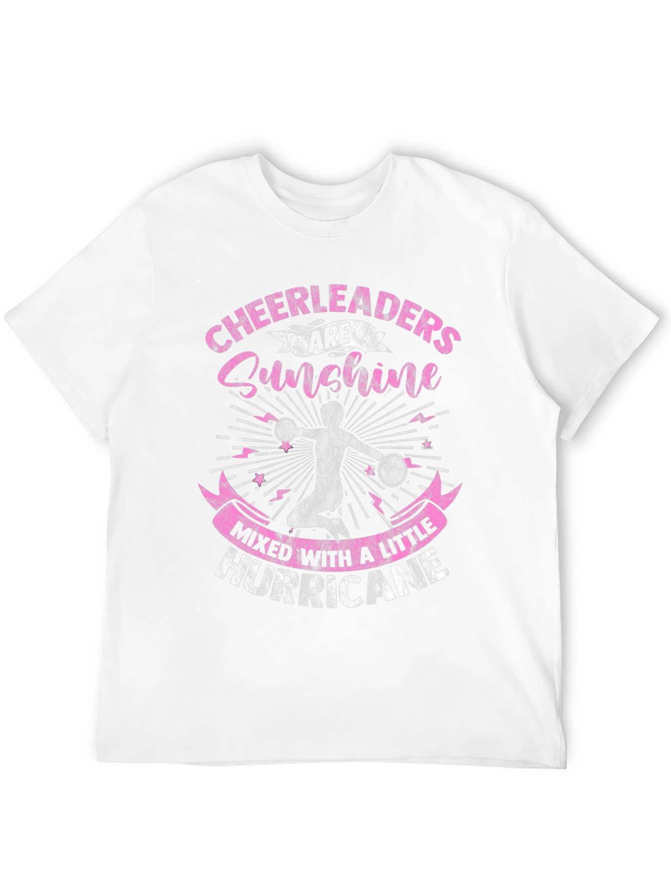Cheerleader Sunshine Hurricane Black Graphic Tee