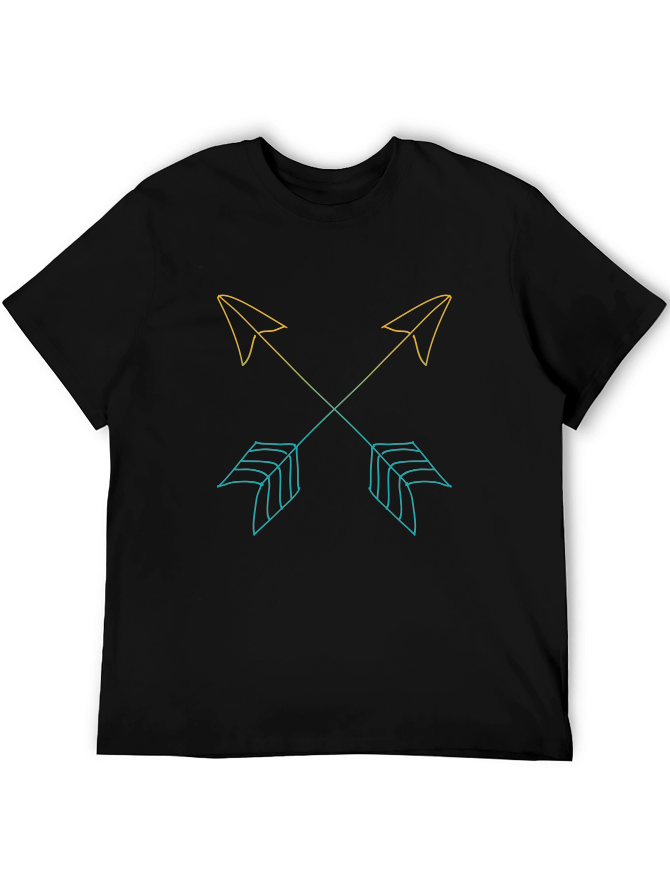 Crossed Arrows Graphic Tee - Casual Style