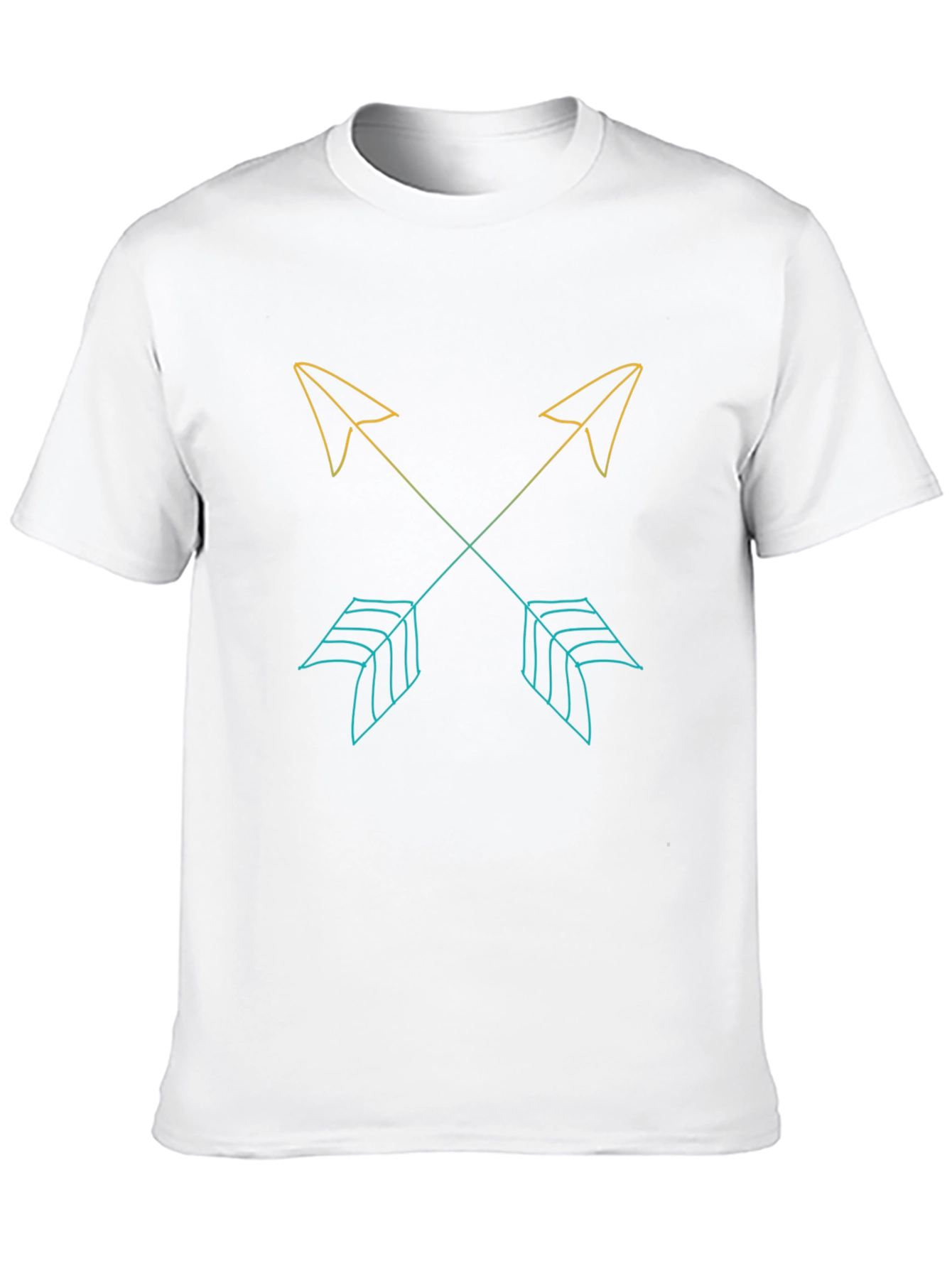 Crossed Arrows Graphic Tee - Casual Style