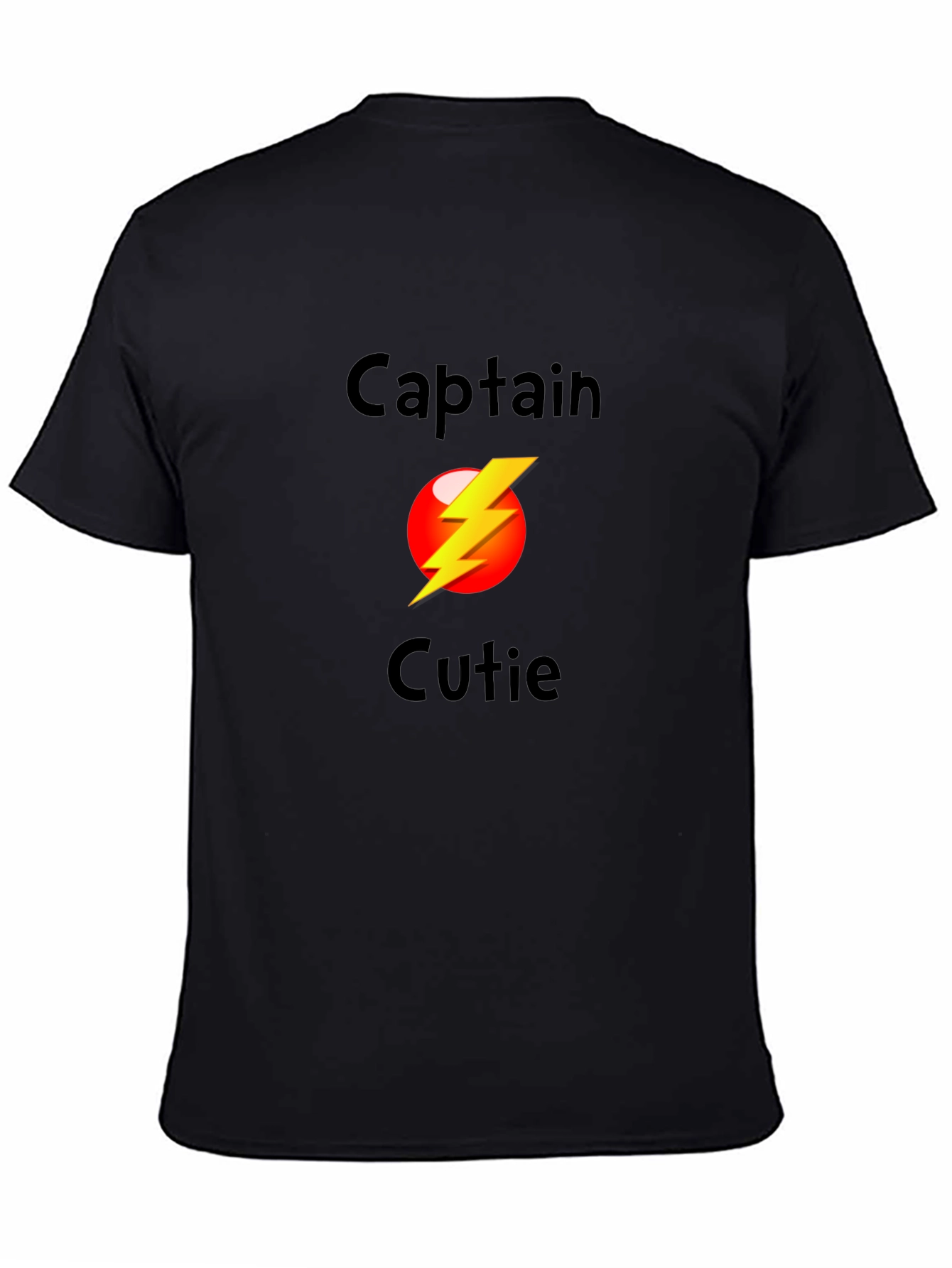 Captain Cutie Black T-Shirt