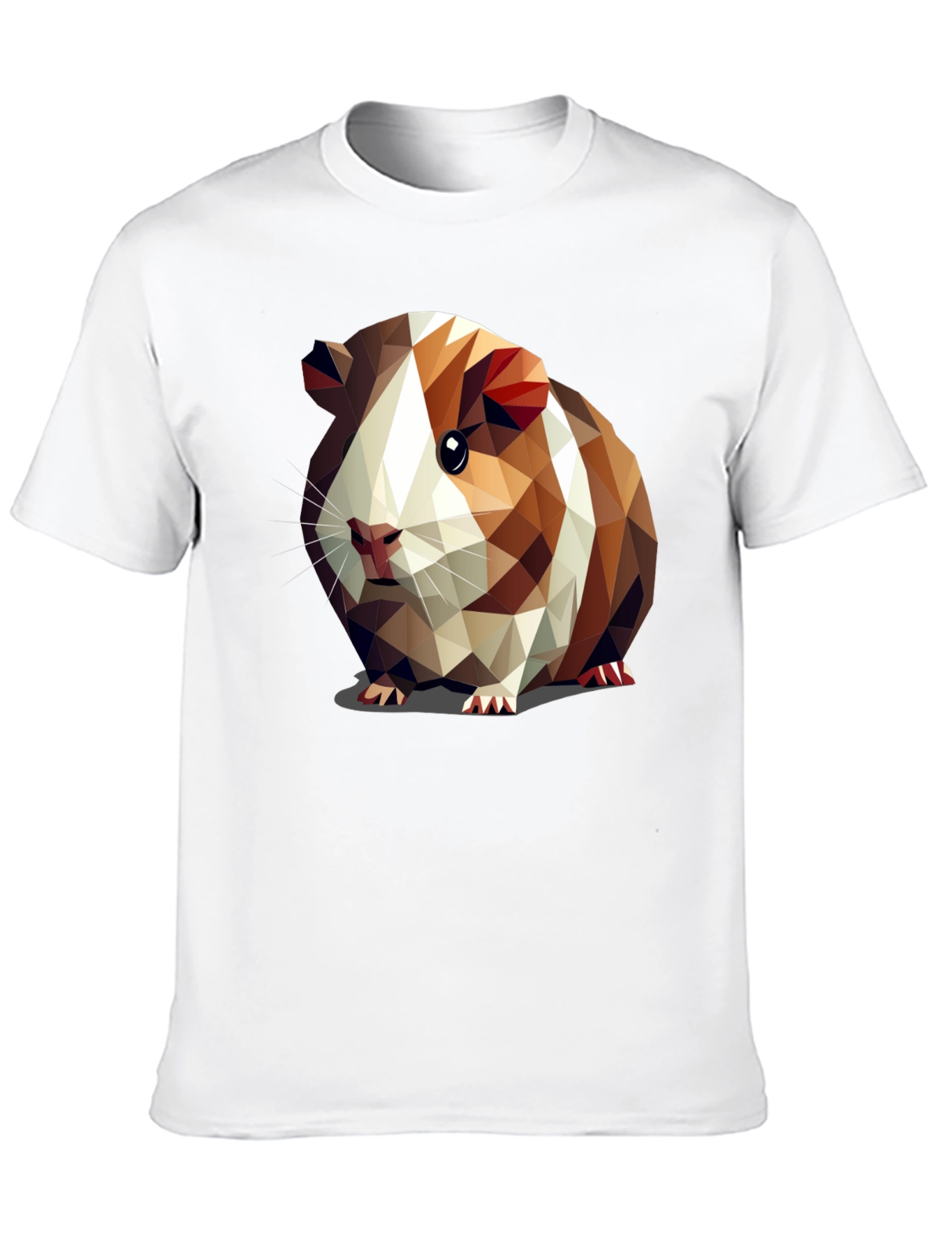 Guinea Pig Geometric Art T-Shirt