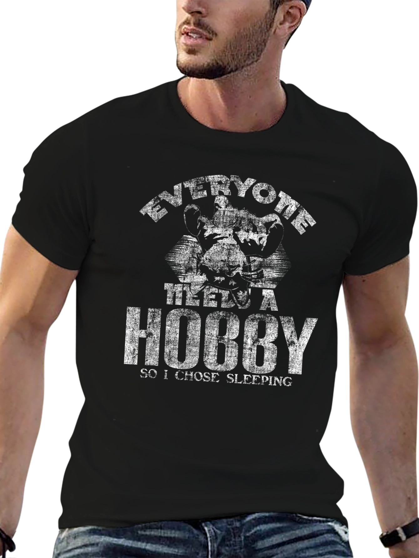 Everyone Takes a Hobby Sleeping T-Shirt