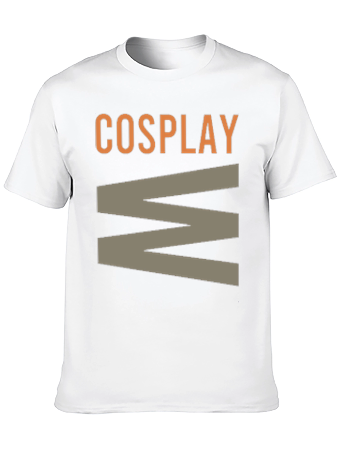 Cosplay Graphic Print Black T-Shirt
