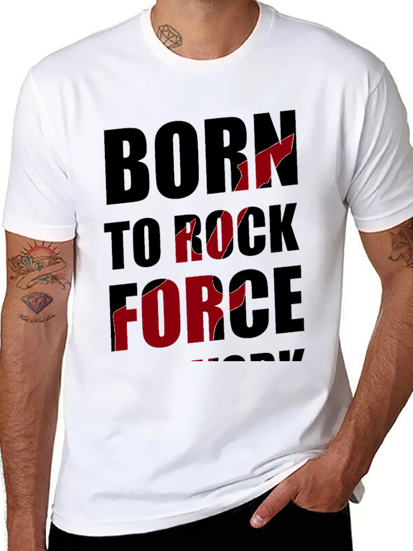 Born To Rock Force Work T-Shirt