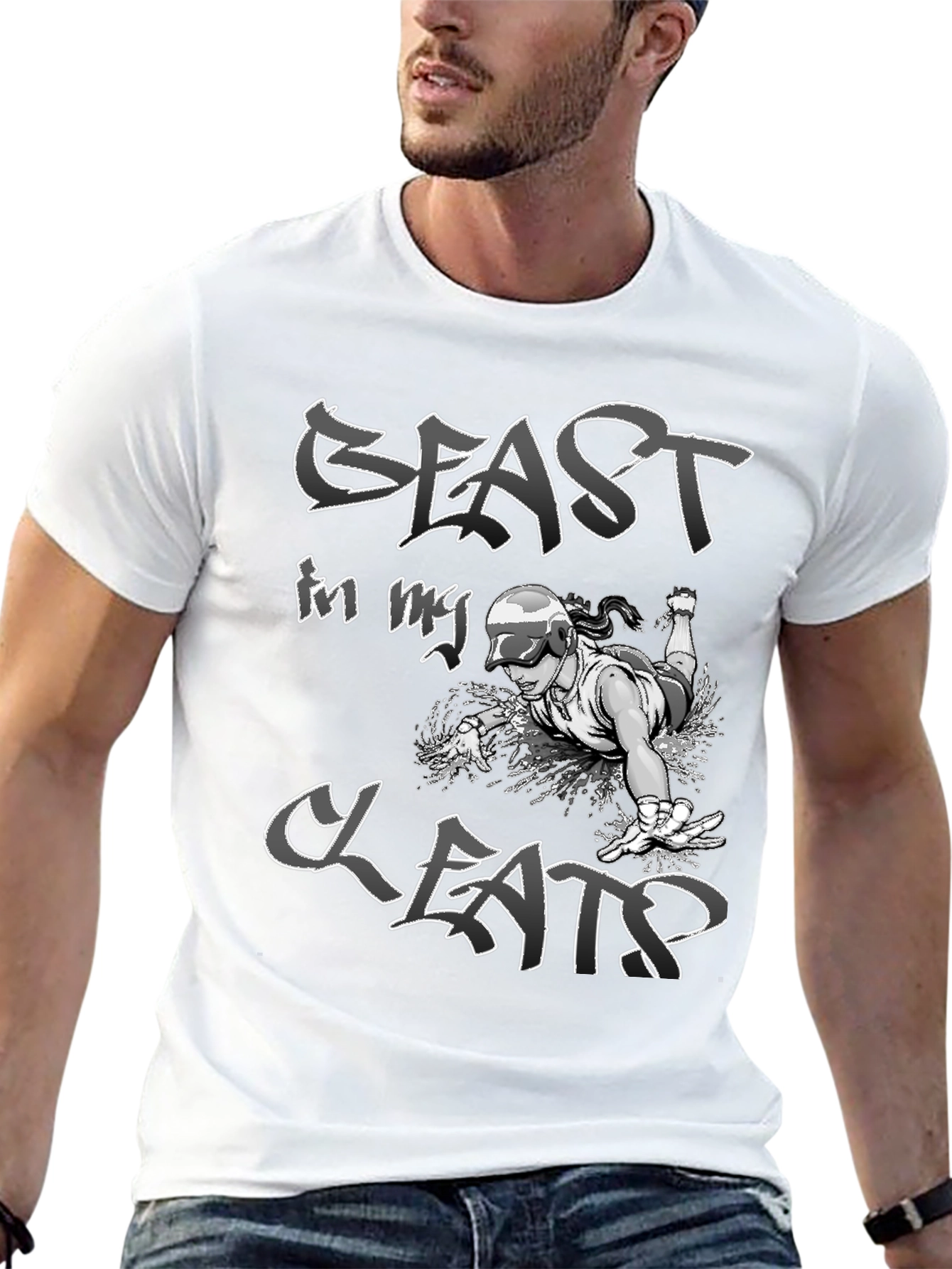 Beast In My Cleats Graphic Tee