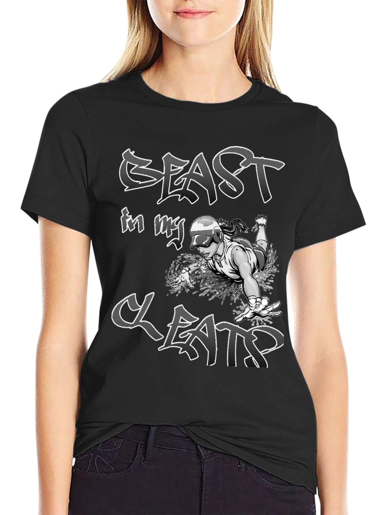 Beast In My Cleats Graphic Tee