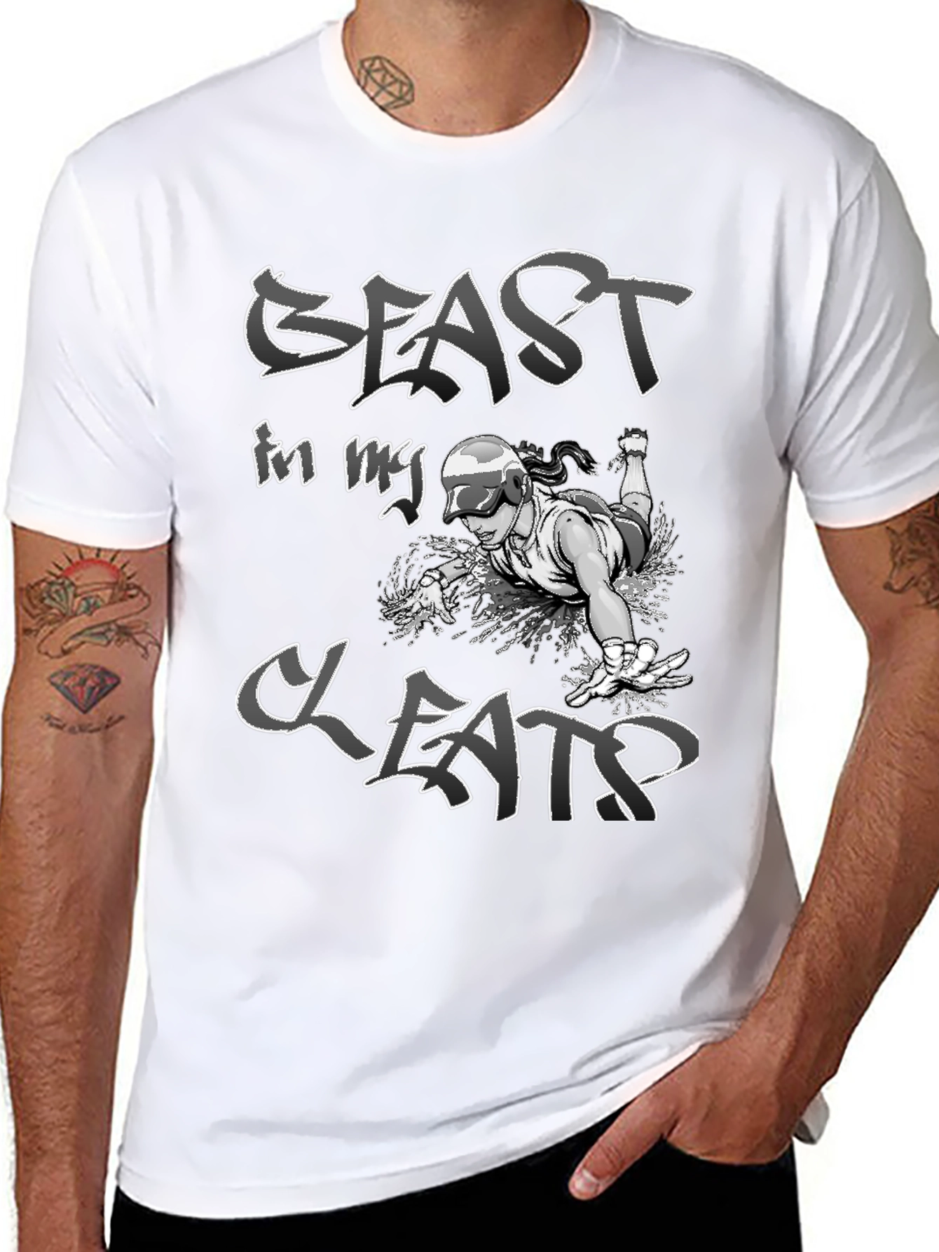 Beast In My Cleats Graphic Tee