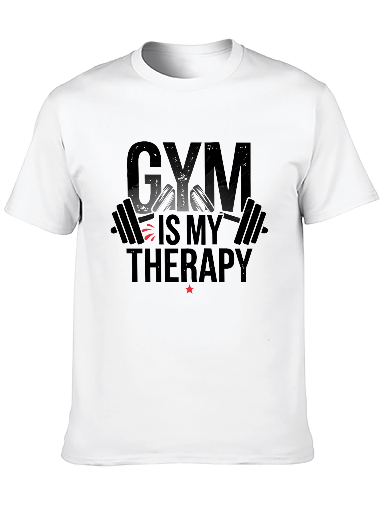 Gym Is My Therapy Graphic T-Shirt