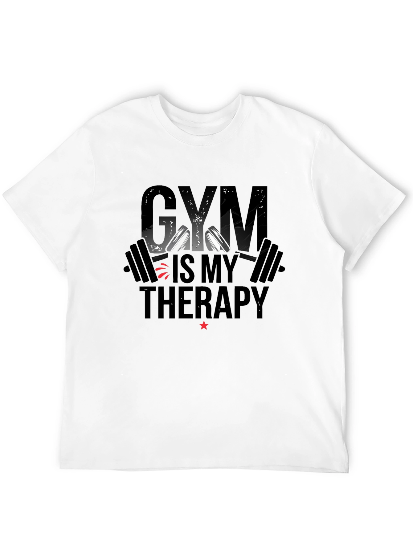 Gym Is My Therapy Graphic T-Shirt