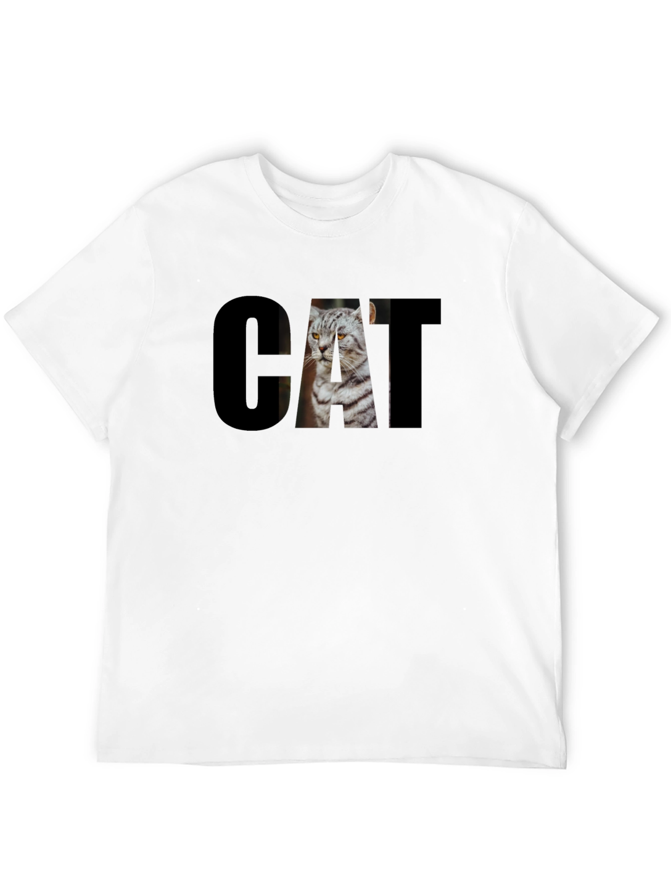 Cool Cat Graphic Tee - Unisex Black T-Shirt