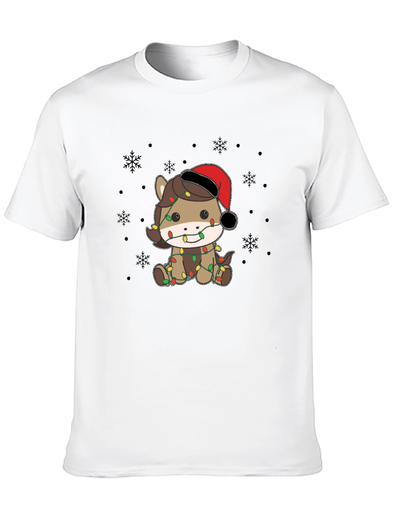 Christmas Horse Lights T-Shirt