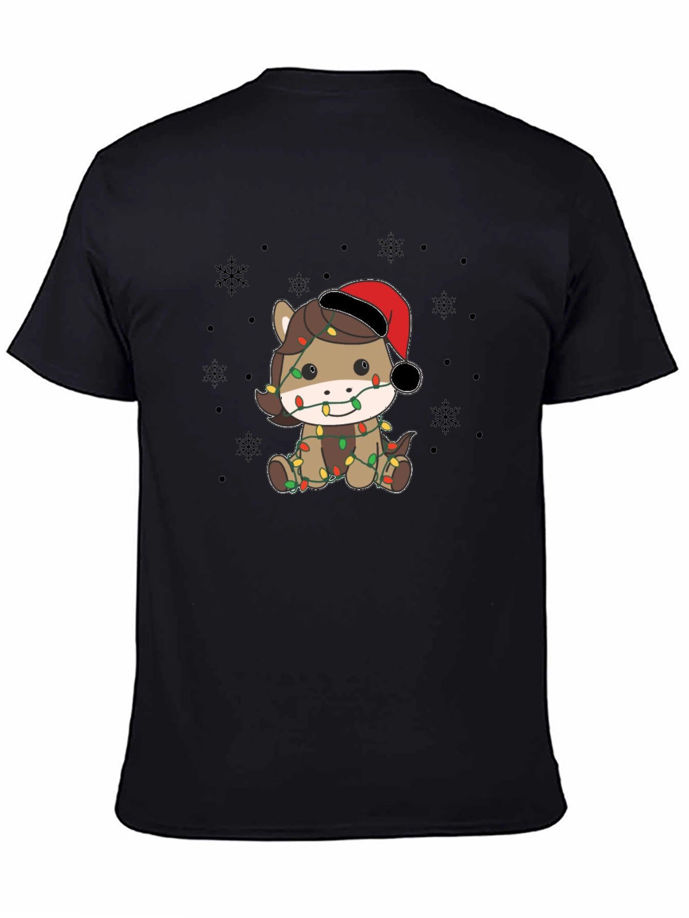 Christmas Horse Lights T-Shirt