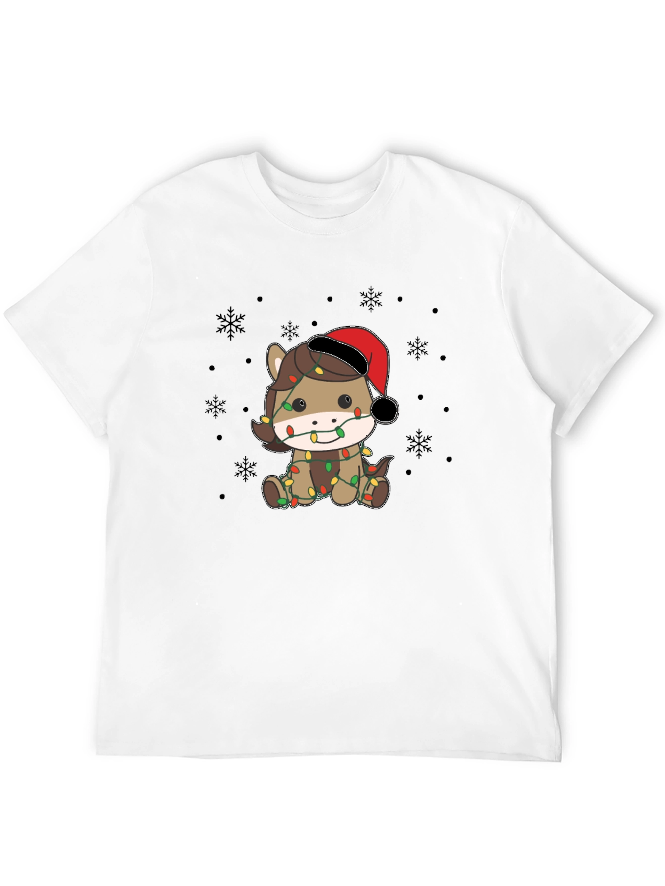 Christmas Horse Lights T-Shirt