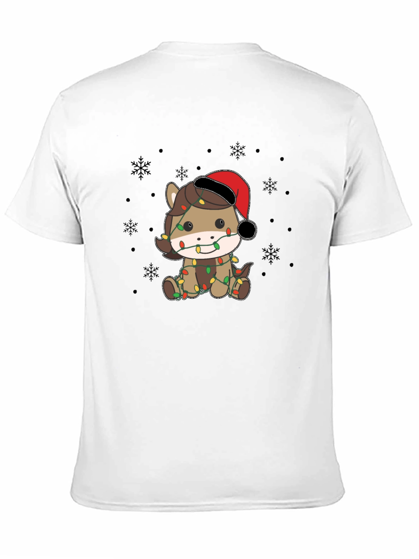 Christmas Horse Lights T-Shirt