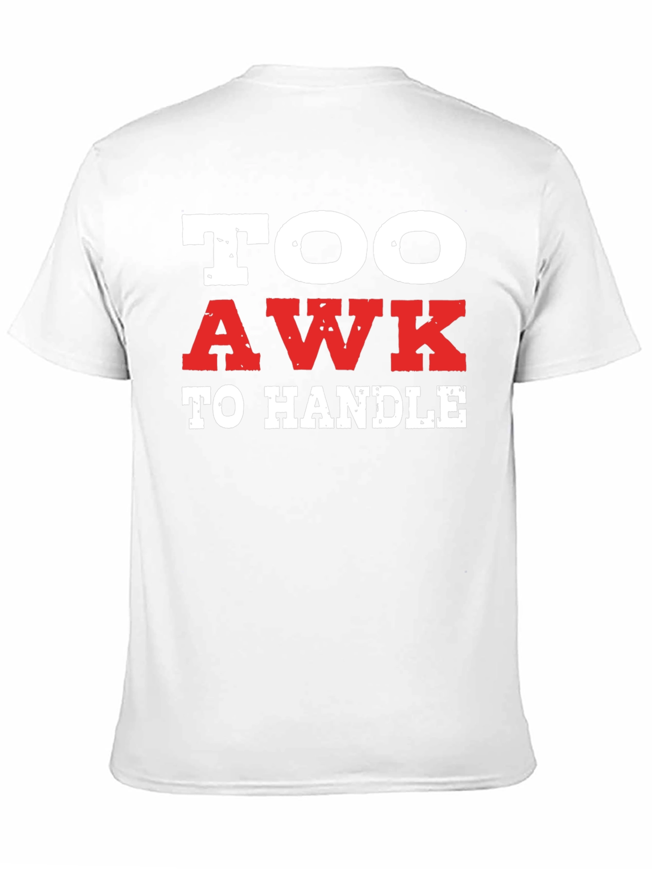 Too Awk to Handle Black Graphic Tee