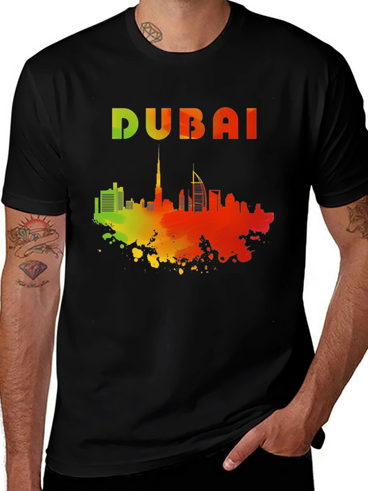 Dubai Skyline T-Shirt - Urban Graphic Tee