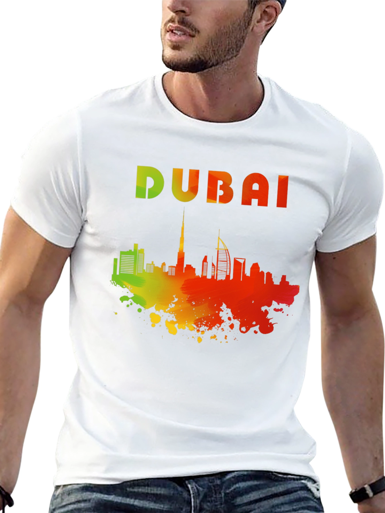 Dubai Skyline T-Shirt - Urban Graphic Tee