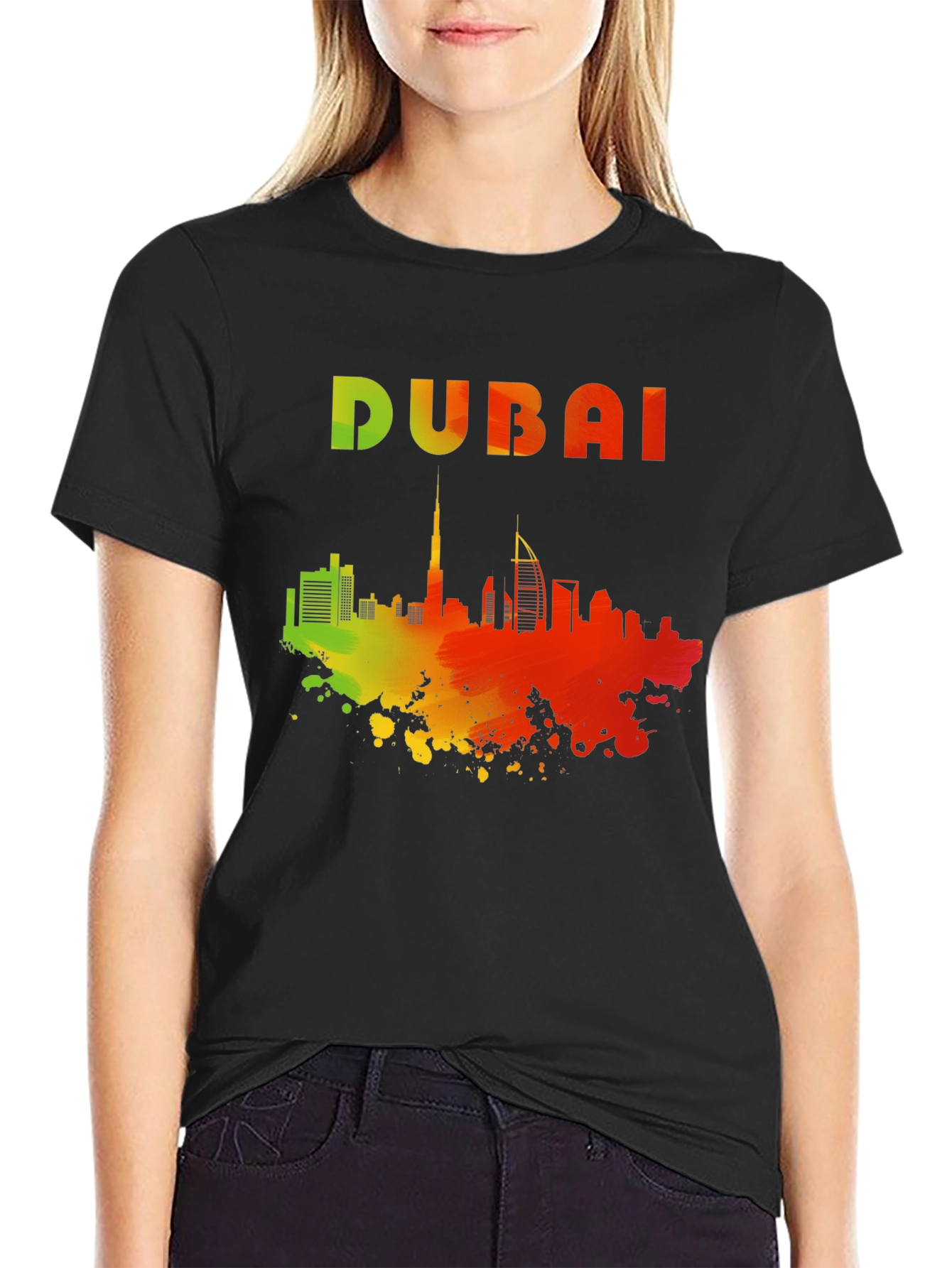 Dubai Skyline T-Shirt - Urban Graphic Tee