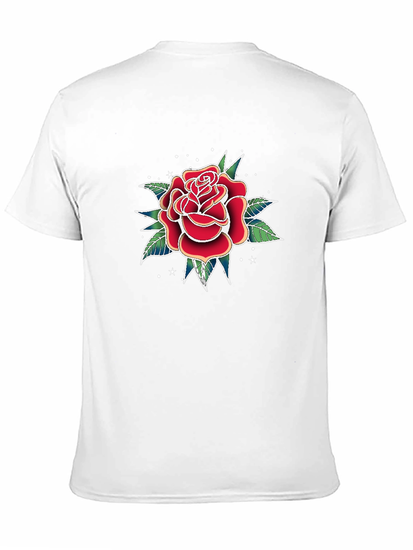 Classic Rose Tattoo Graphic T-Shirt
