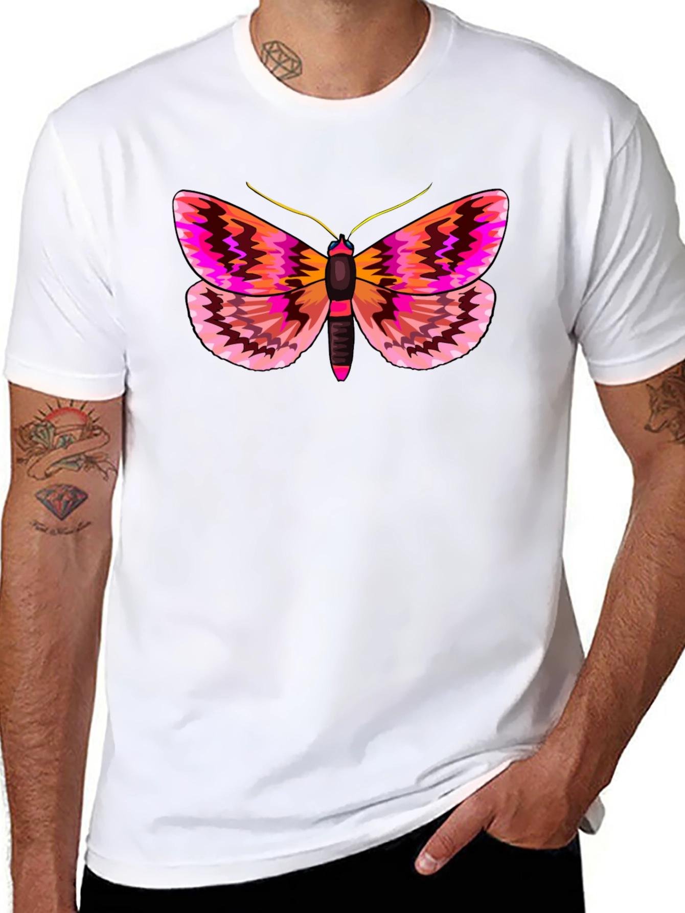 Butterfly Graphic Tee - Unique Stylish Design