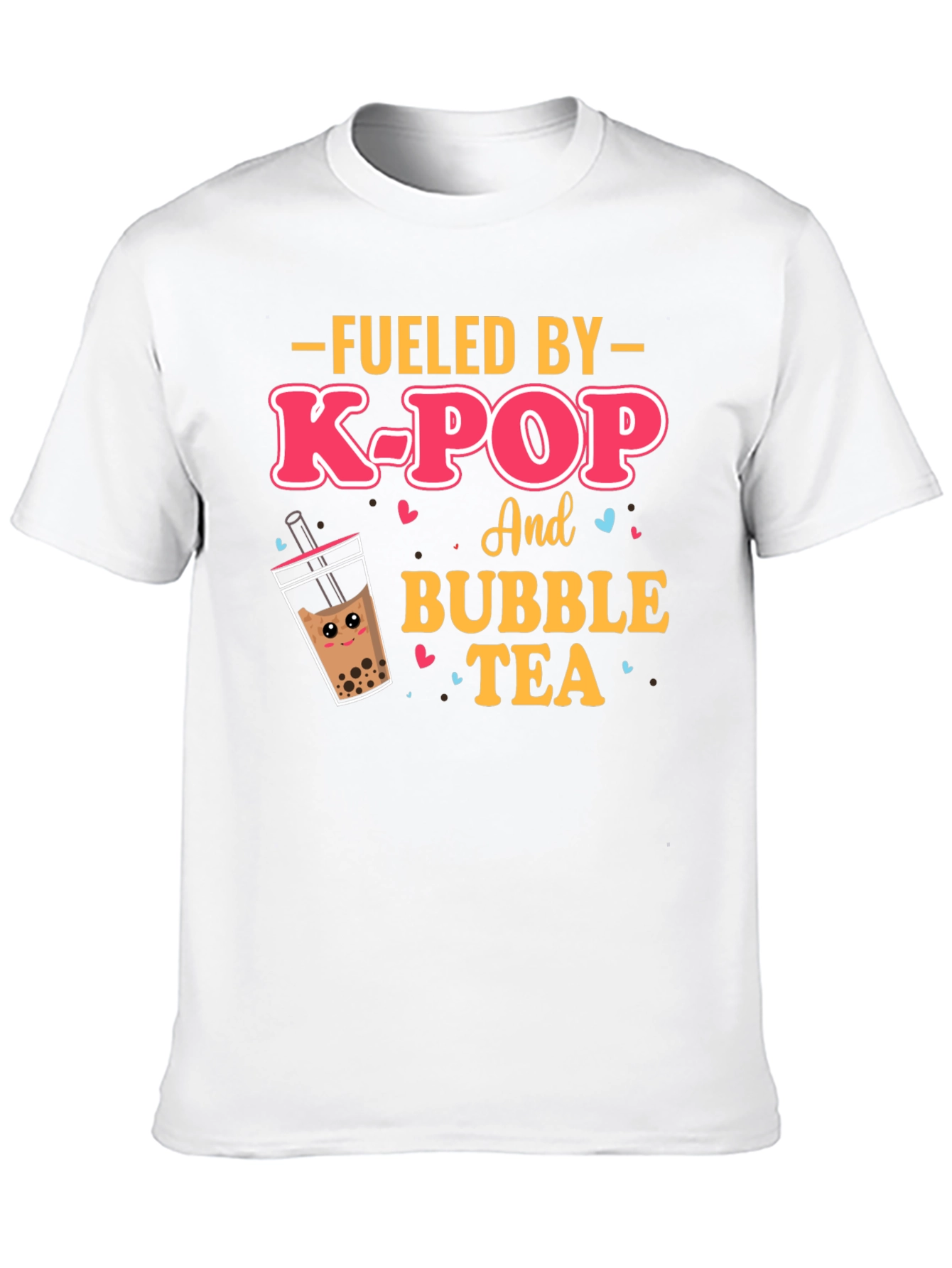 Fueled By K-Pop & Bubble Tea Graphic Tee