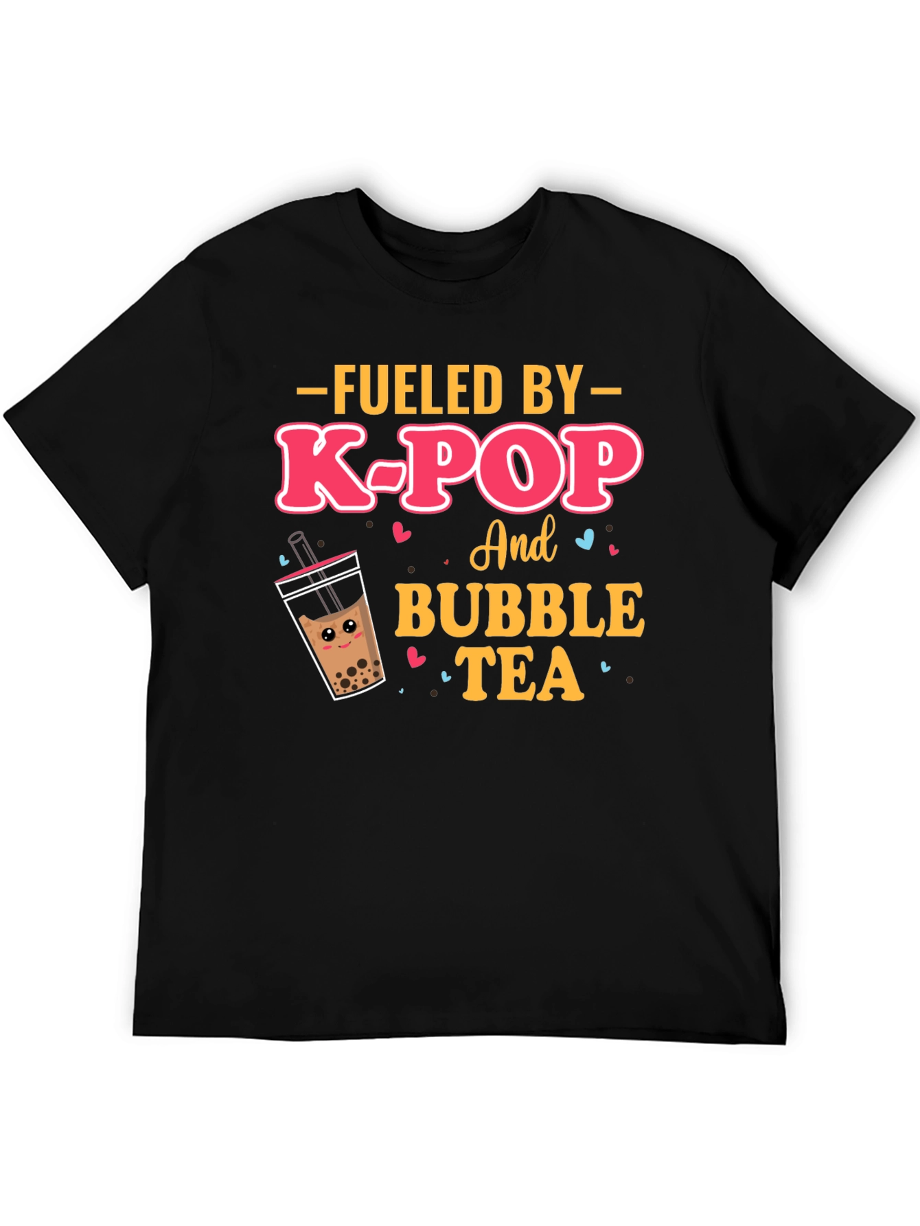 Fueled By K-Pop & Bubble Tea Graphic Tee