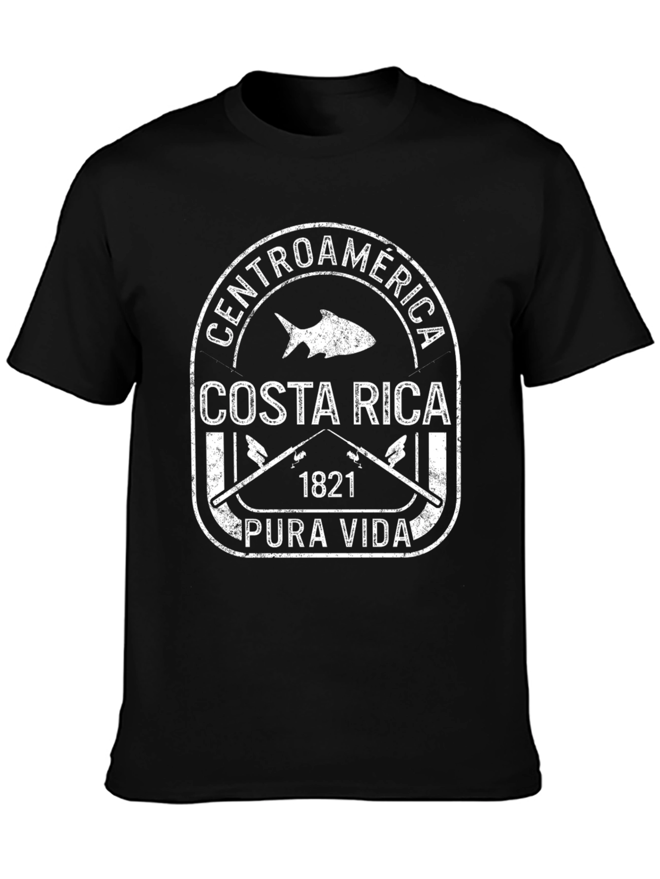 Costa Rica Pura Vida Fishing T-Shirt