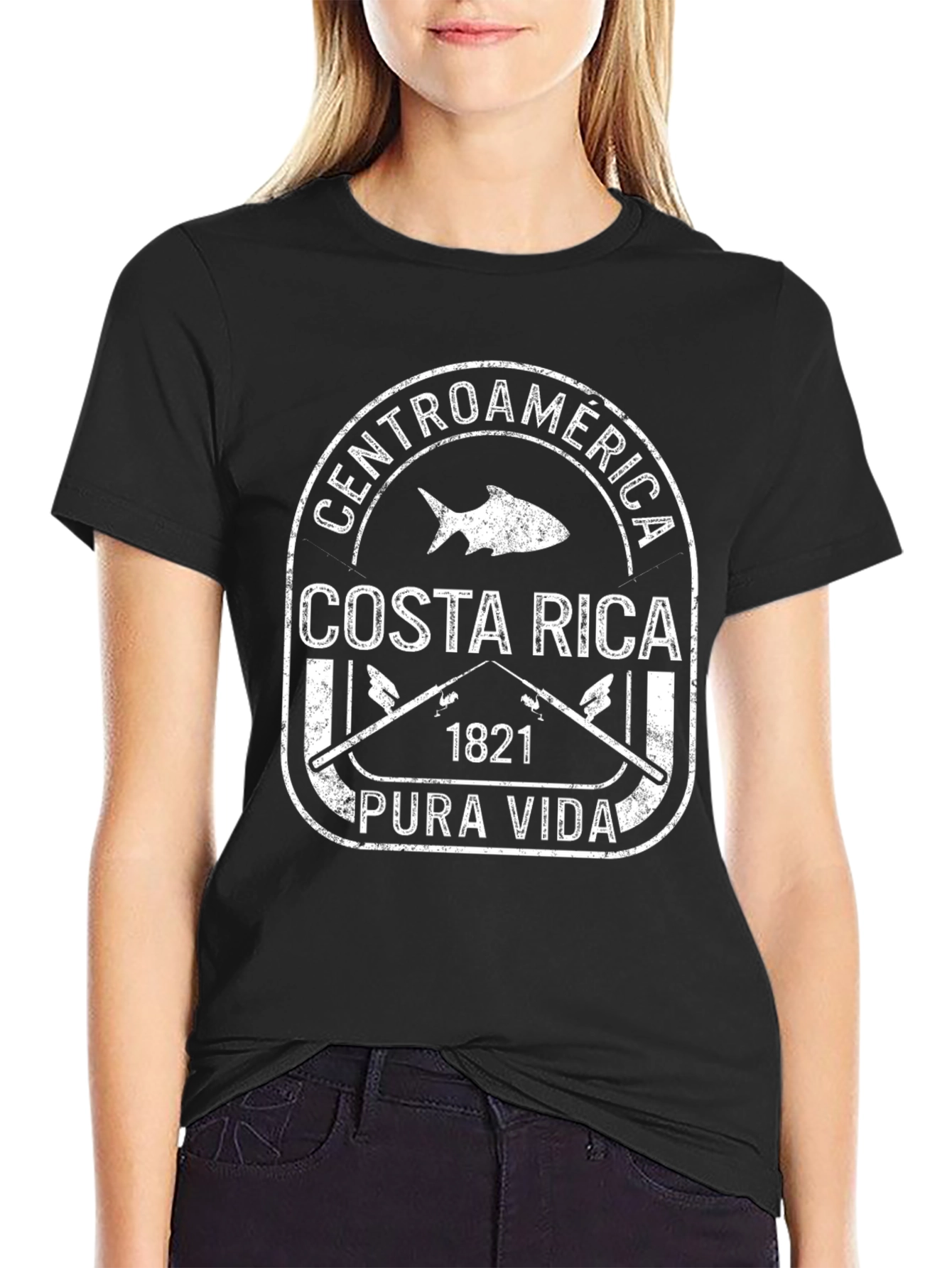 Costa Rica Pura Vida Fishing T-Shirt