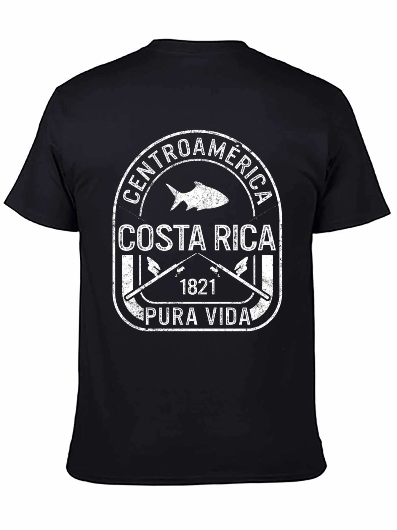 Costa Rica Pura Vida Fishing T-Shirt