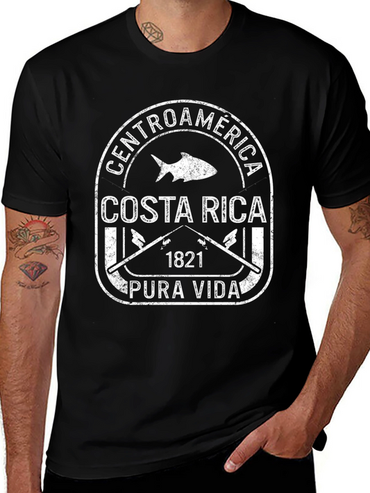Costa Rica Pura Vida Fishing T-Shirt