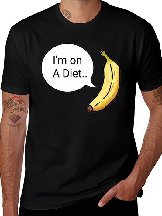Funny Banana Diet T-Shirt - Unisex Graphic Tee