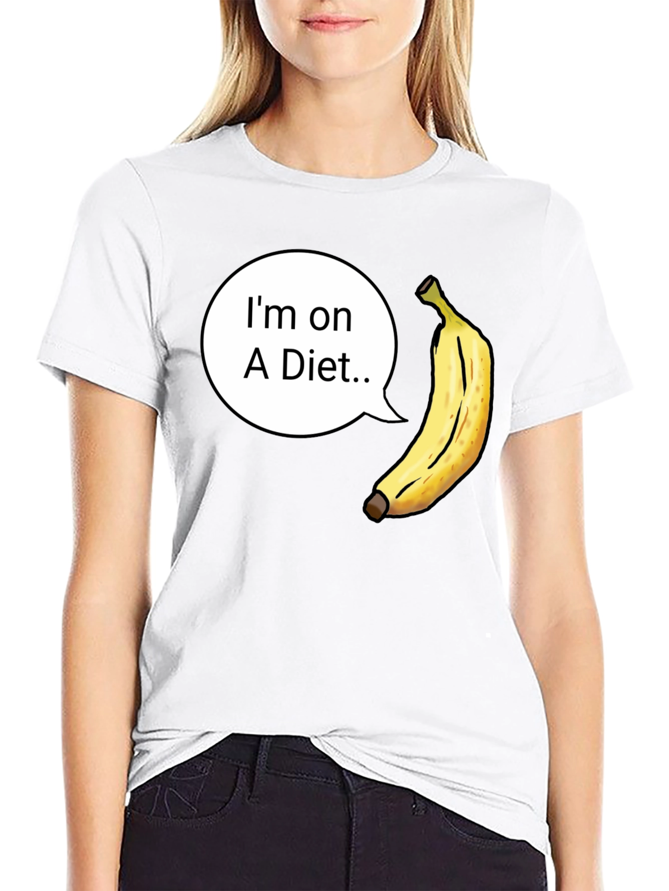 Funny Banana Diet T-Shirt - Unisex Graphic Tee