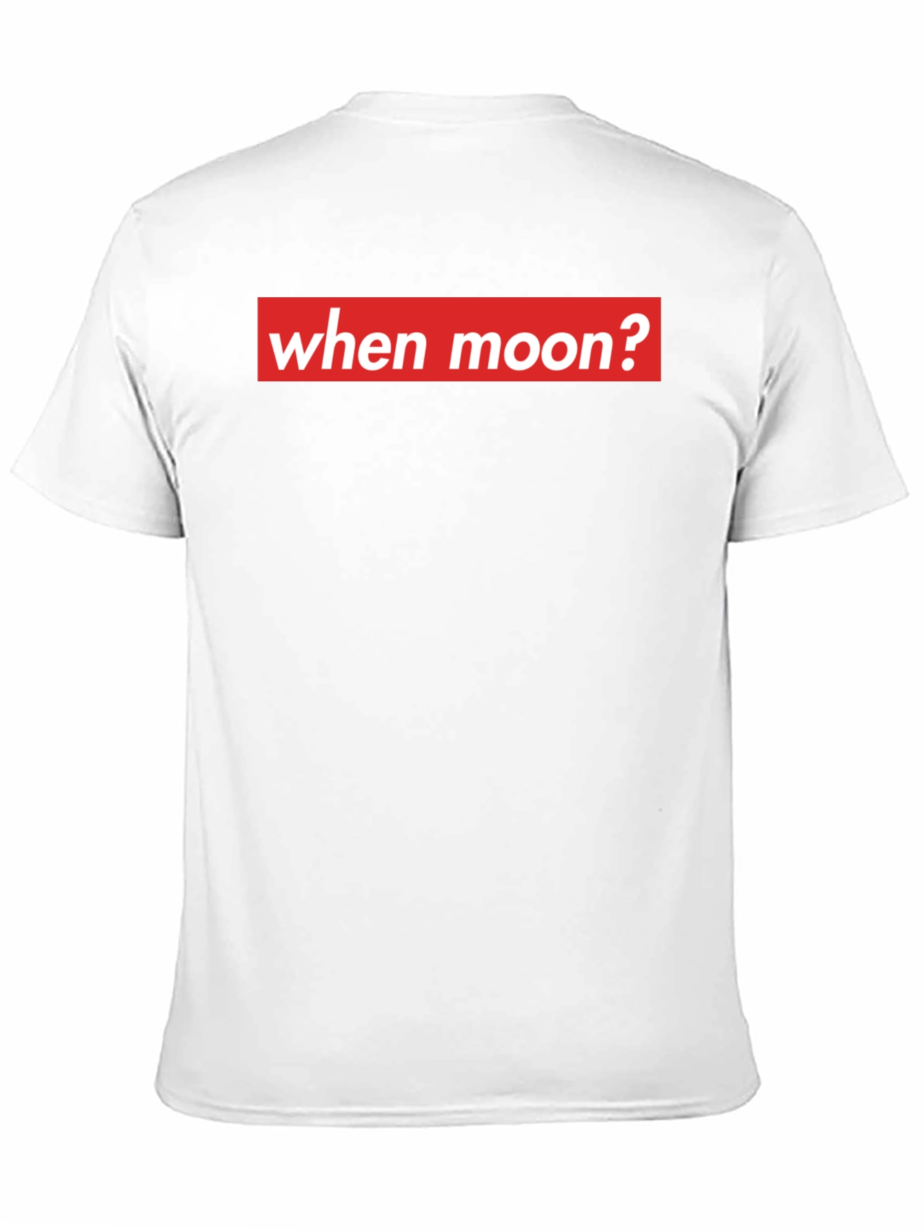 When Moon? Crypto T-Shirt - Meme Style