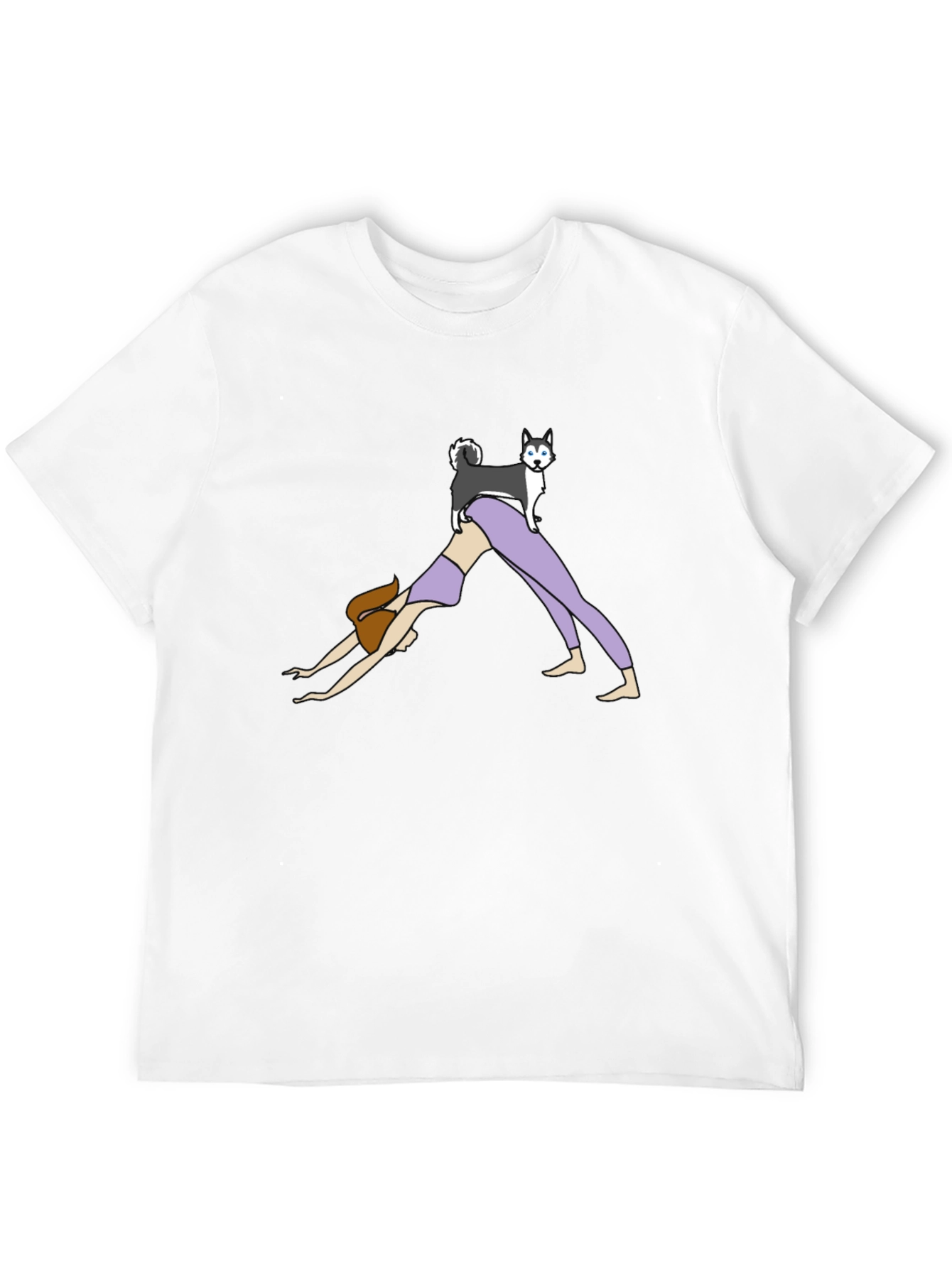 Yoga Dog T-Shirt Funny Graphic Tee