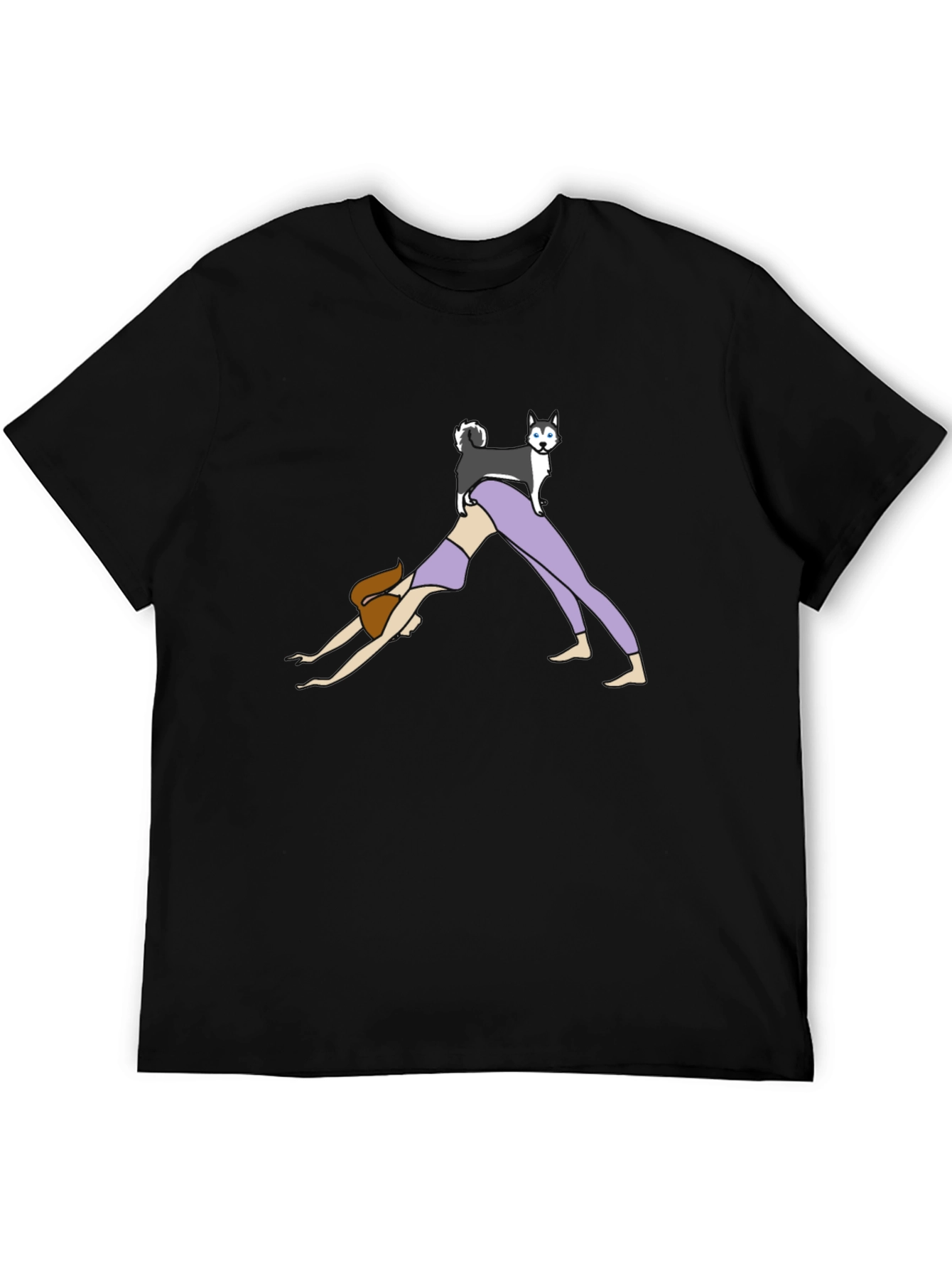 Yoga Dog T-Shirt Funny Graphic Tee