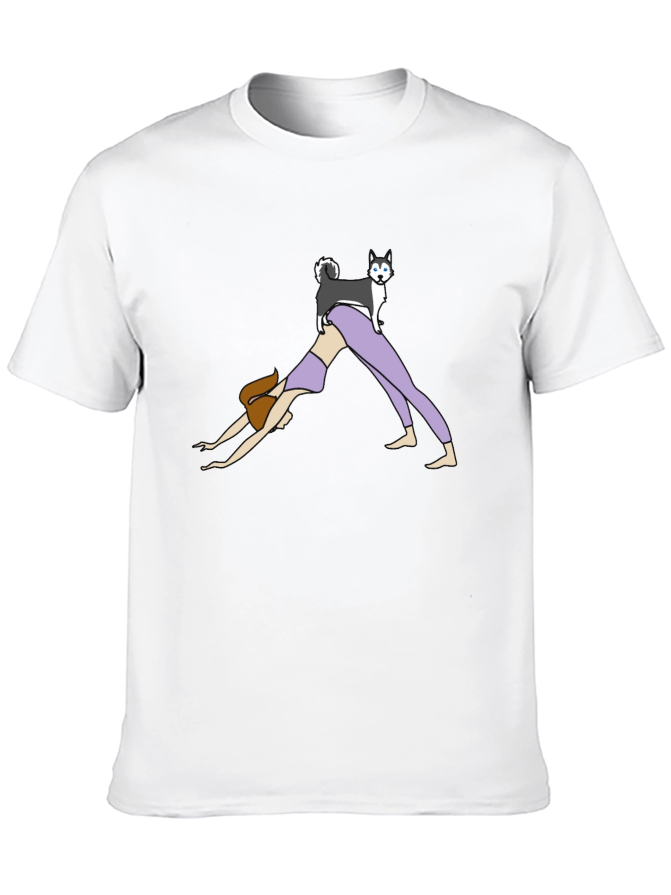 Yoga Dog T-Shirt Funny Graphic Tee