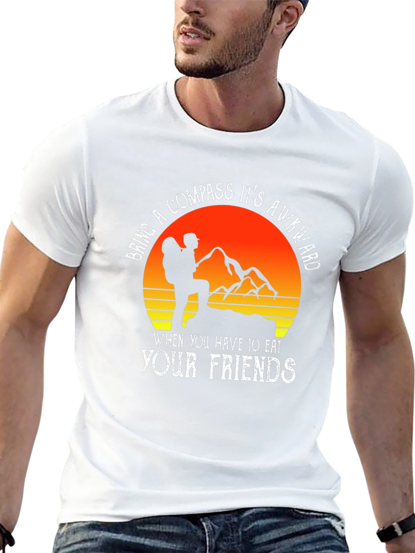 Awkward Compass T-Shirt - Hiking Humor Tee