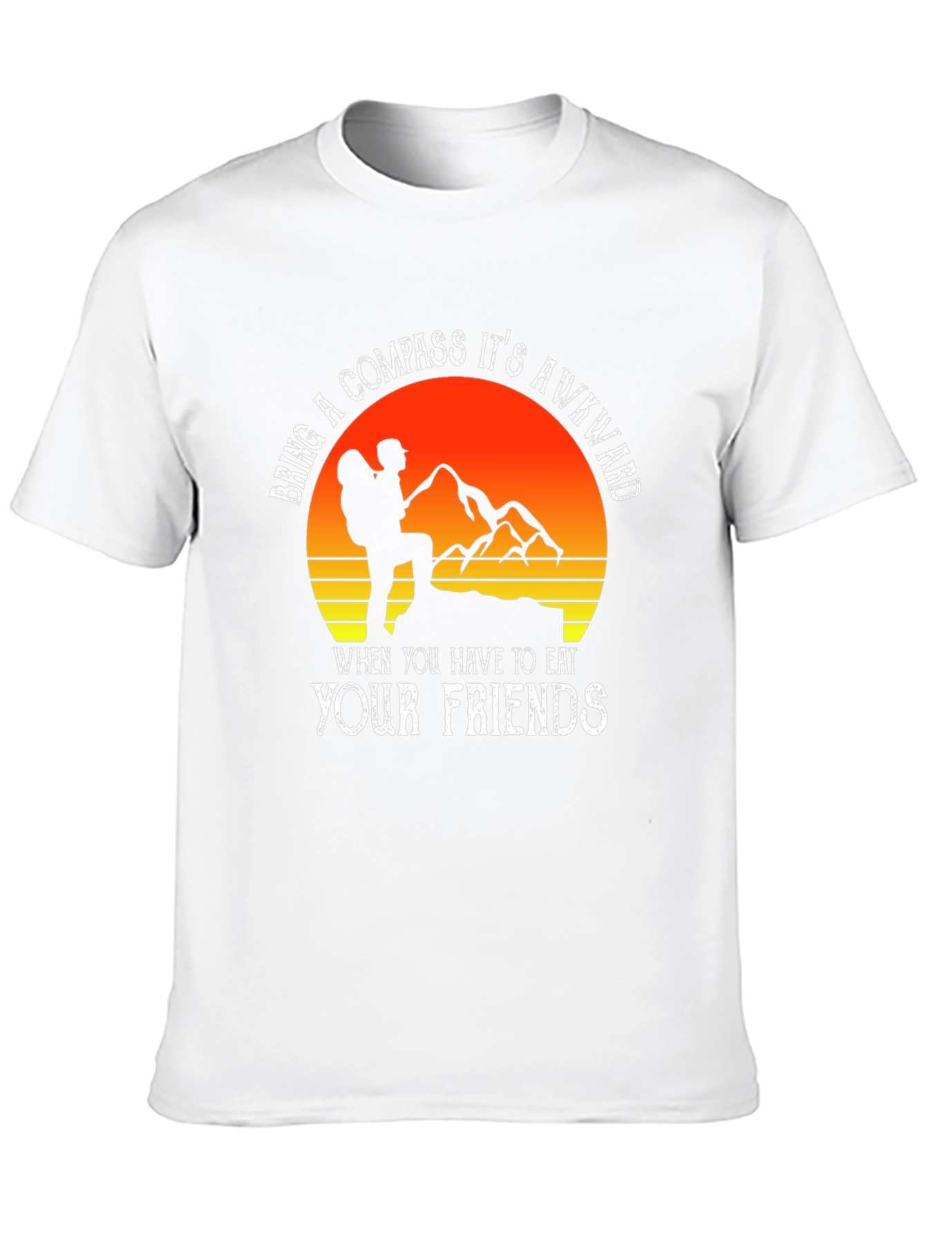 Awkward Compass T-Shirt - Hiking Humor Tee