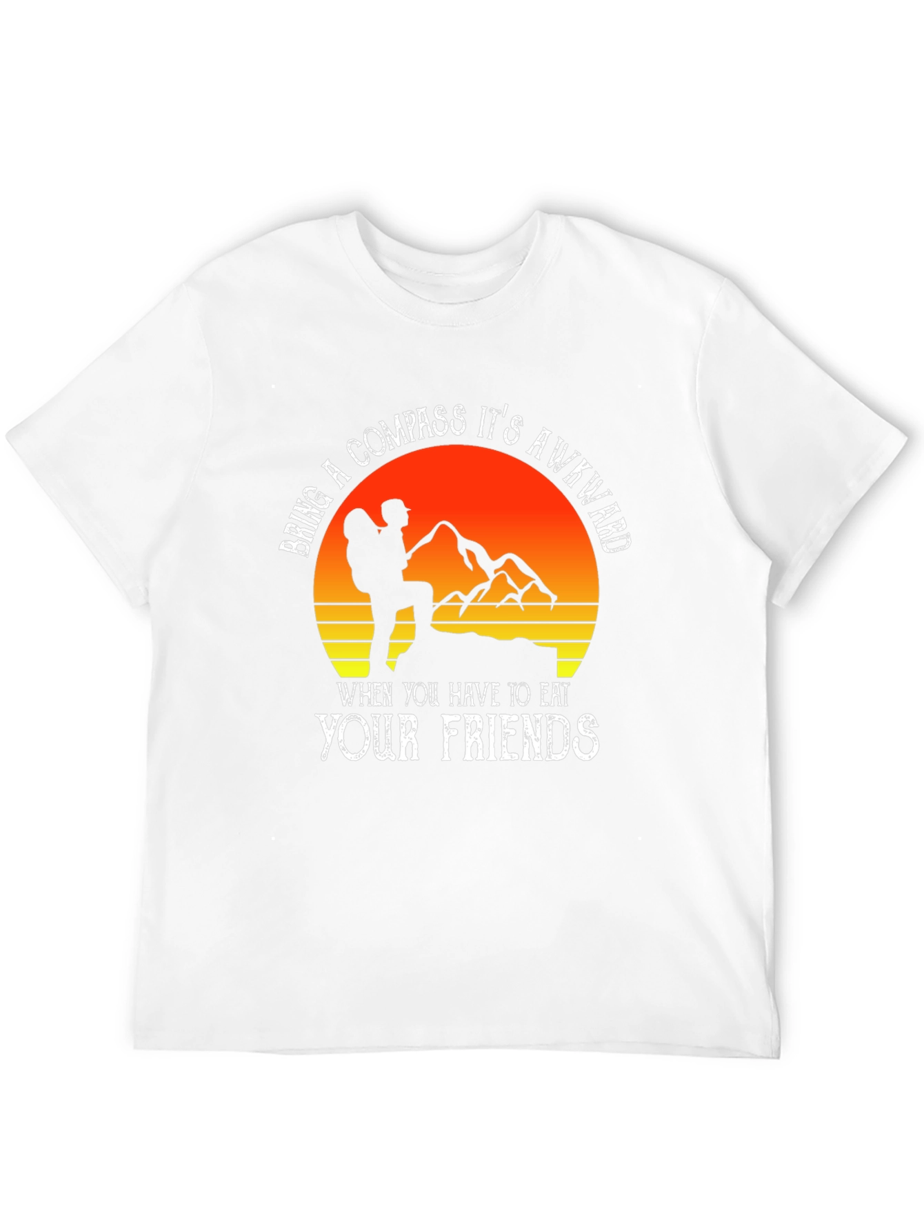Awkward Compass T-Shirt - Hiking Humor Tee