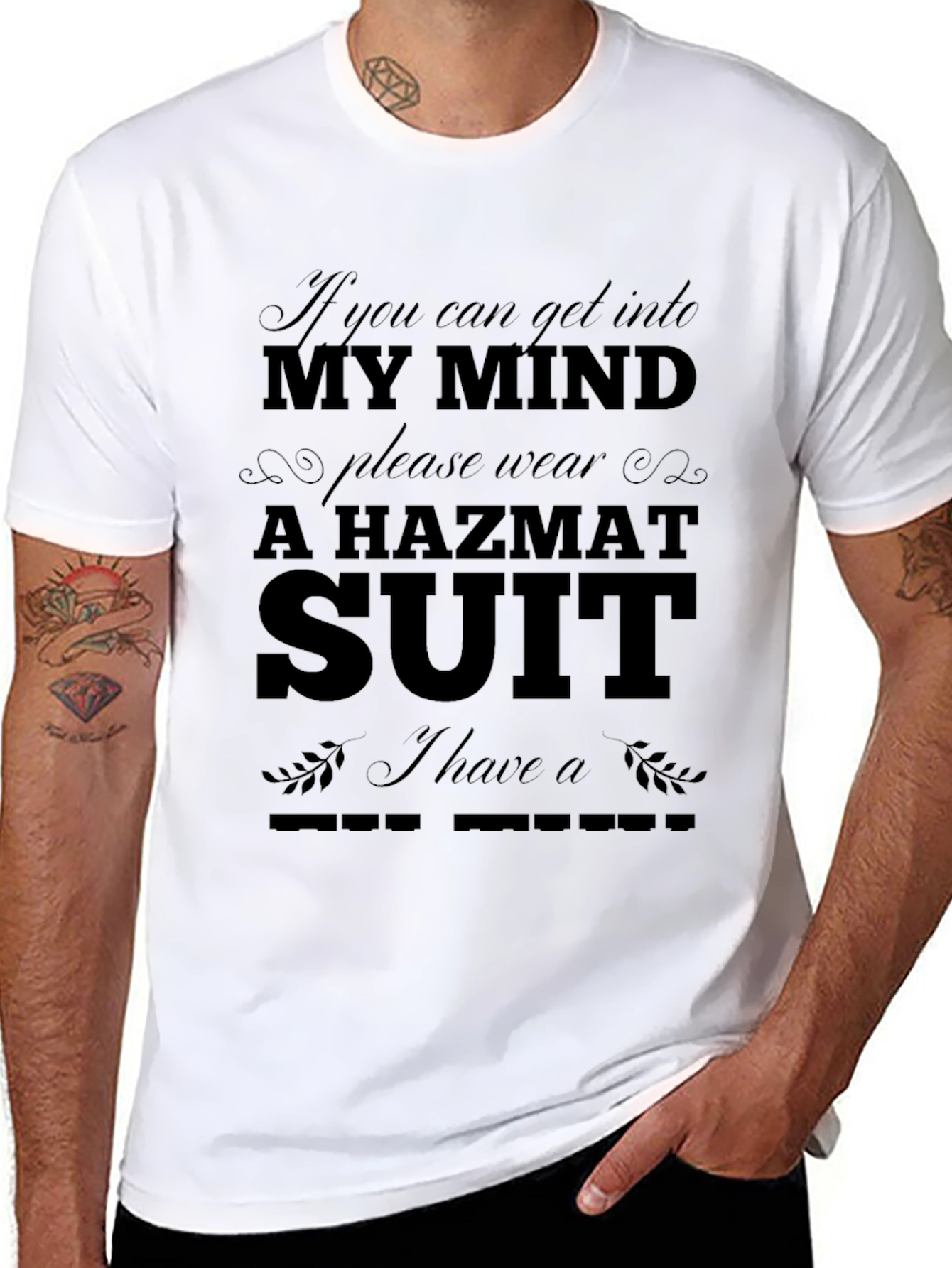 Hazmat Mind T-Shirt: Funny Graphic Tee