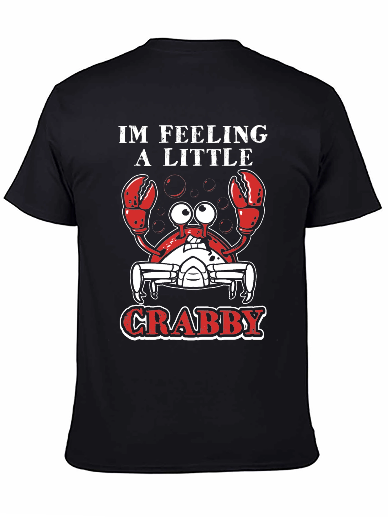 Crabby T-Shirt Funny Cartoon Crab Tee