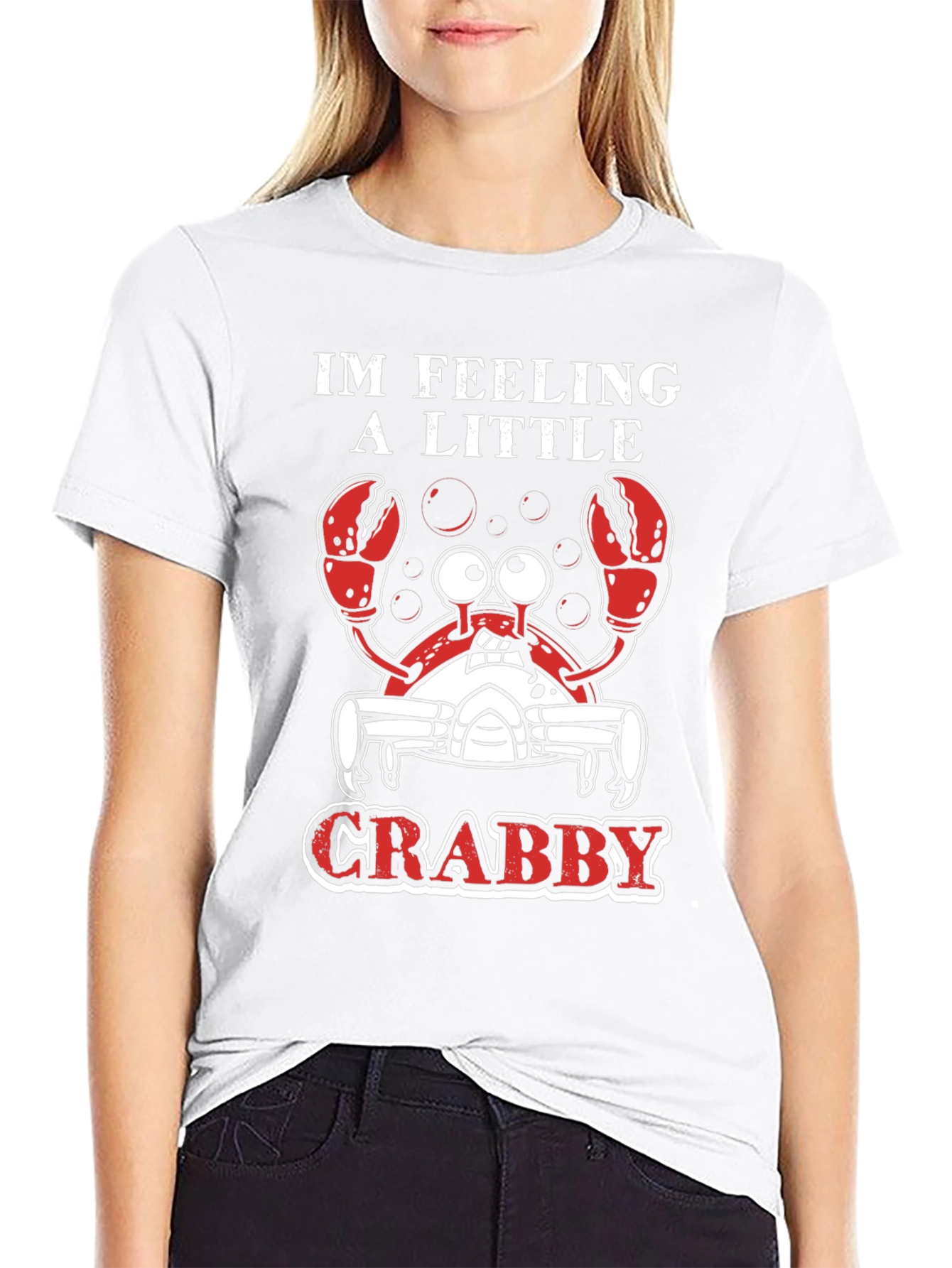 Crabby T-Shirt Funny Cartoon Crab Tee