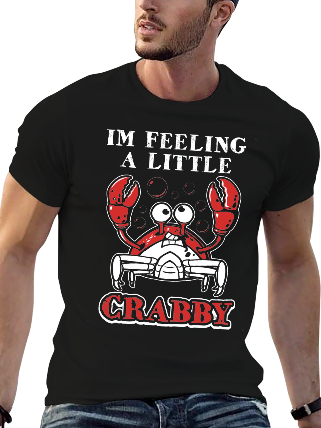 Crabby T-Shirt Funny Cartoon Crab Tee