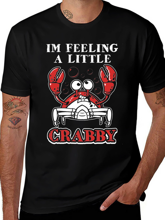 Crabby T-Shirt Funny Cartoon Crab Tee