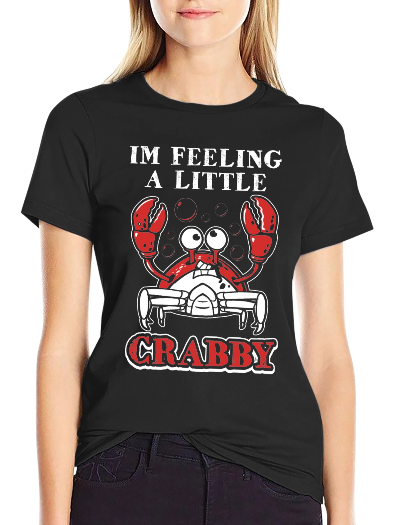 Crabby T-Shirt Funny Cartoon Crab Tee
