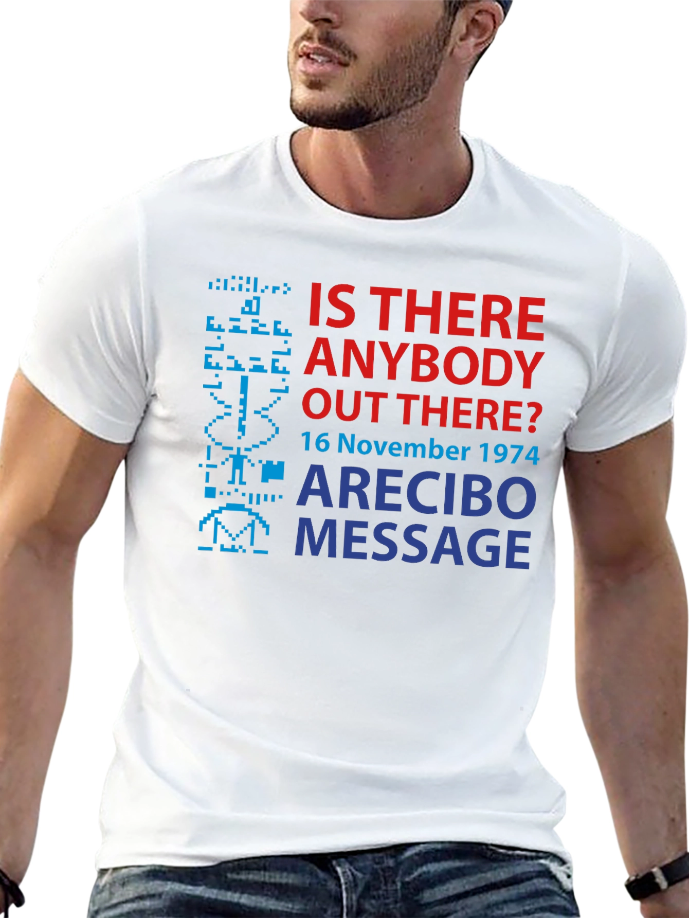 Arecibo Message Graphic T-Shirt