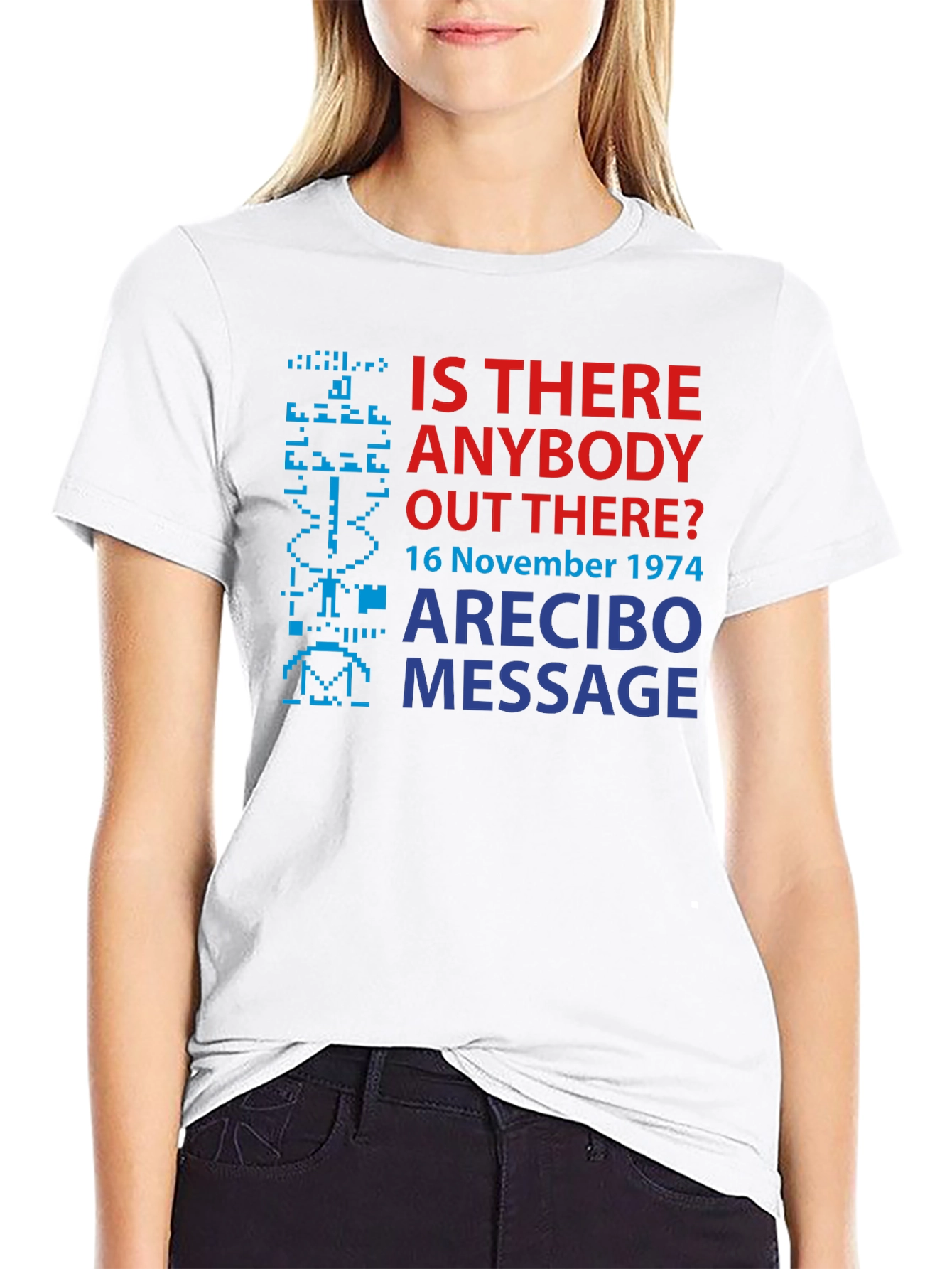 Arecibo Message Graphic T-Shirt