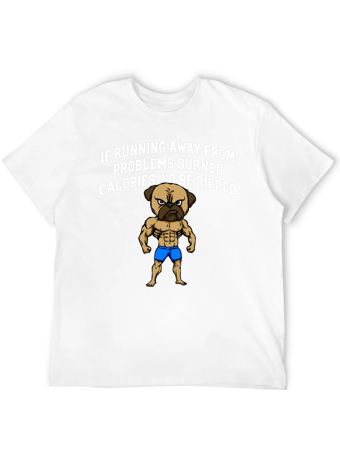 Funny Pug Workout T-Shirt