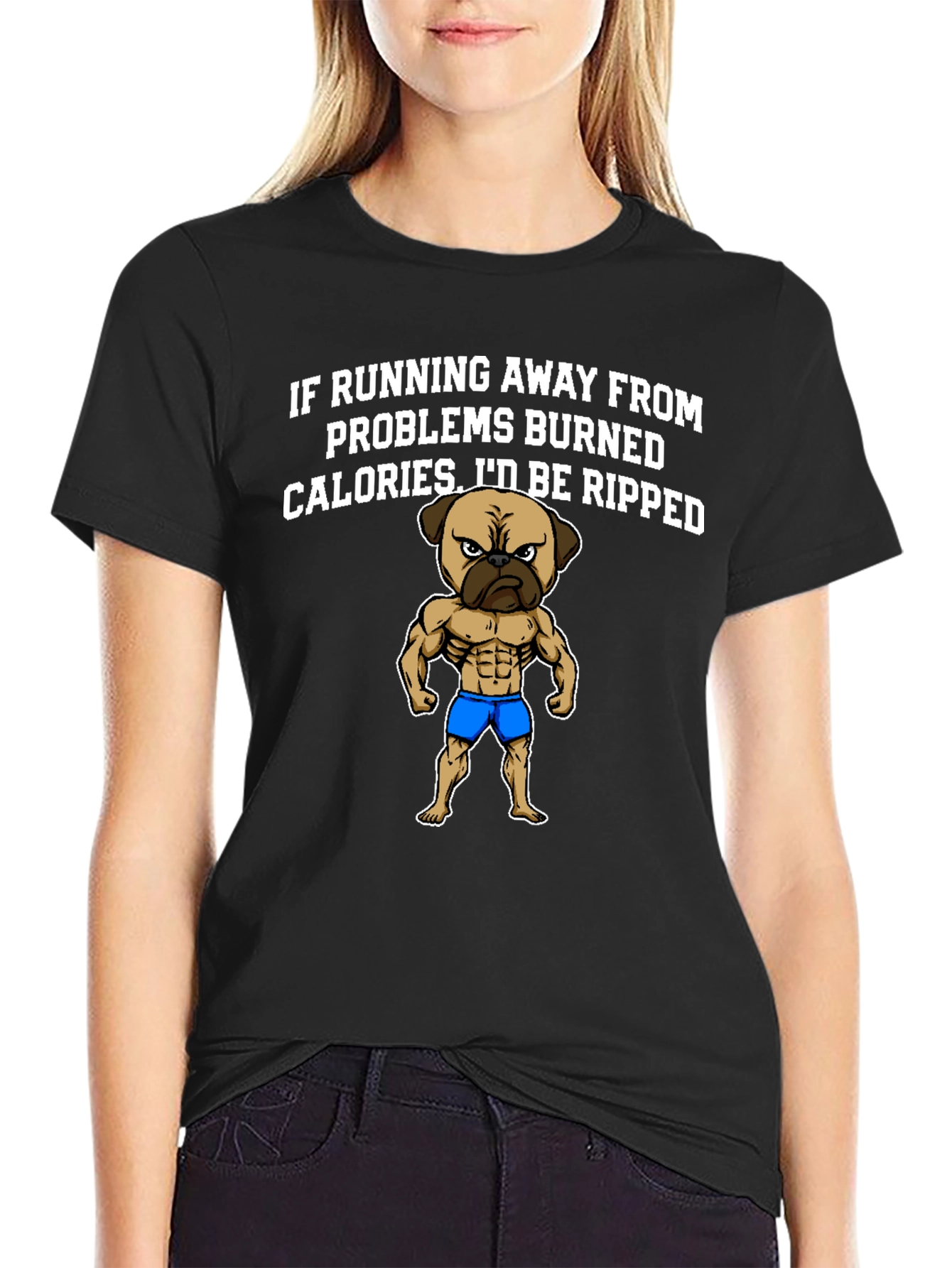 Funny Pug Workout T-Shirt