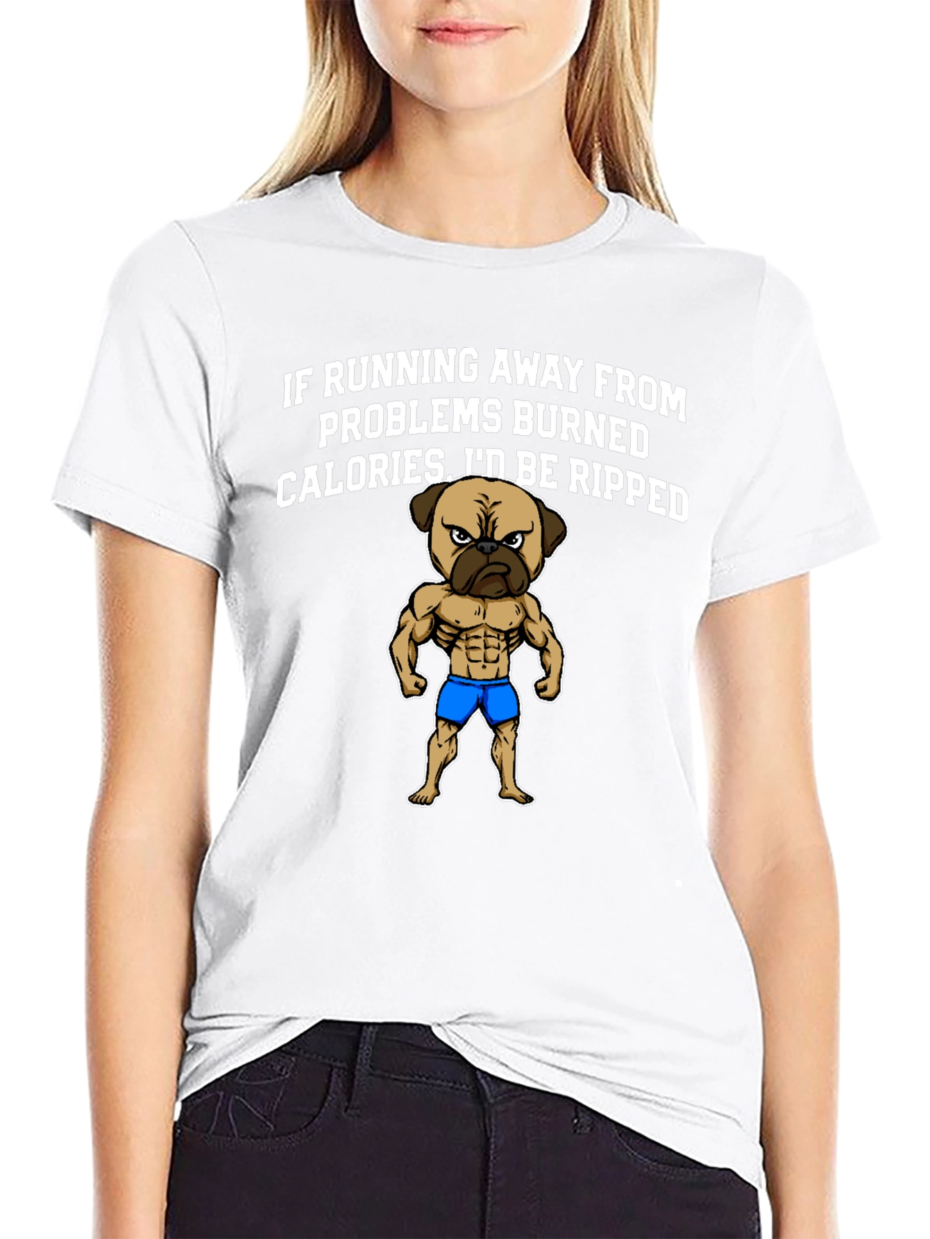 Funny Pug Workout T-Shirt